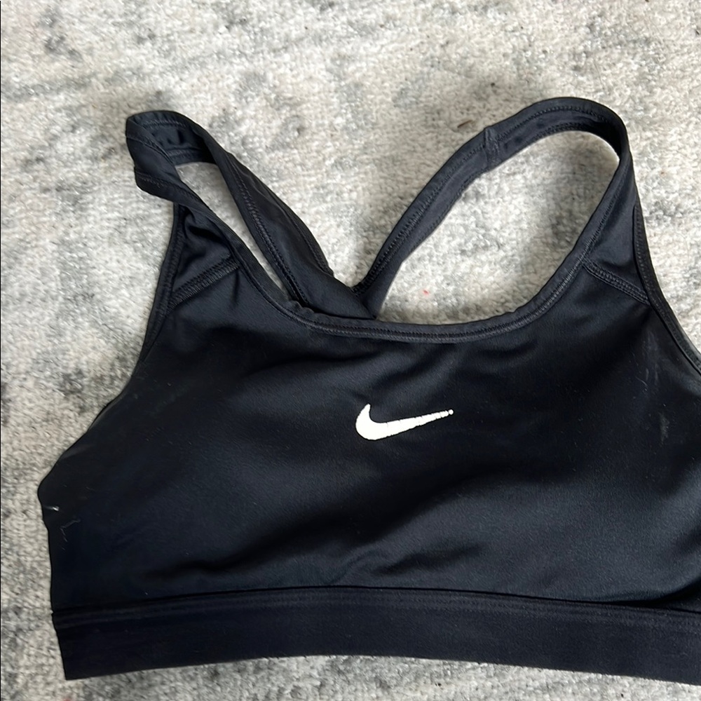 Nike Black Racerback Sports Bra Intimates